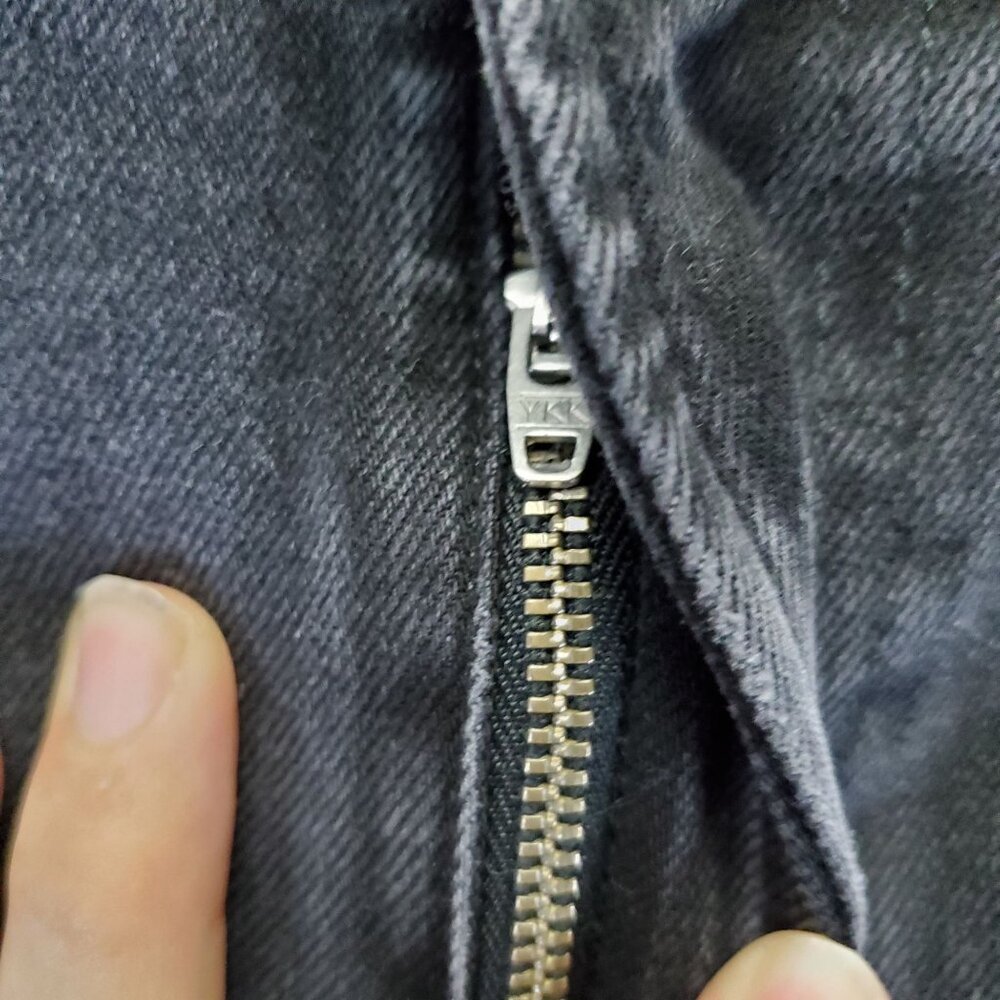 Everlane Jeans Mens 35x32 Black Athletic Stretch Organic Slim Uniform Denim - Picture 9 of 11